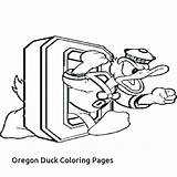 Coloring Duck Wood Pages Getcolorings Ducks sketch template