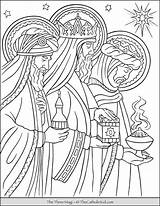 Coloring Wise Men Three Magi Pages Christmas Colouring Epiphany Printable Thecatholickid Bible Frankincense Nativity Children Choose Board Adult sketch template
