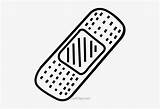 Band Clip Aid Bandaid Clipart Royalty Vector Clipground sketch template