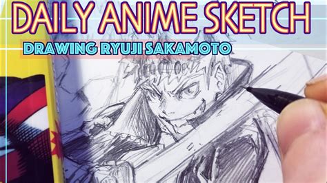 Drawing Ryuji Sakamoto Persona 5 Daily Anime Sketch