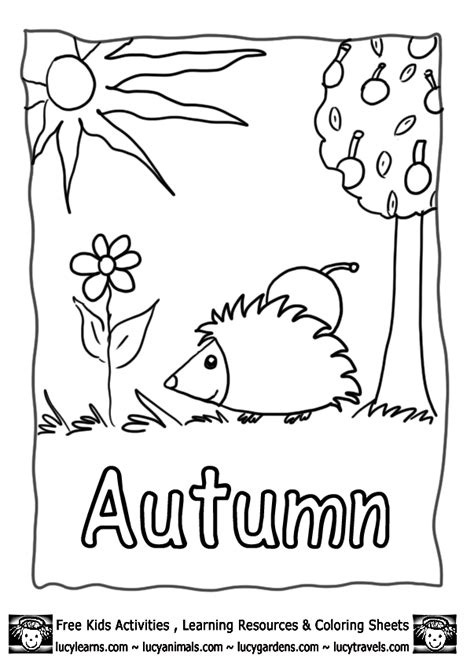 autumn colouring sheets coloring home