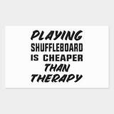 Shuffleboard Rectangular Cheaper Therapy Sticker Playing Than sketch template