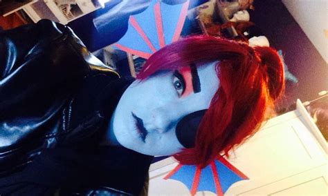 Makeup Test Undyne Cosplay Amino