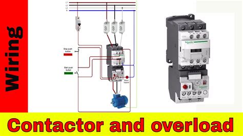 phase contactor wiring diagram start stop cadicians blog