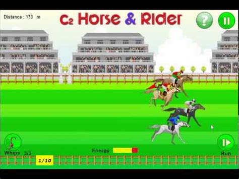 horse racing game template youtube