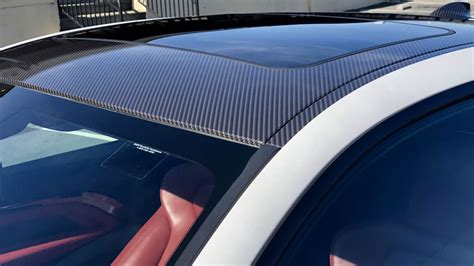 bmw   carbon fiber roof wrap  tech car audio