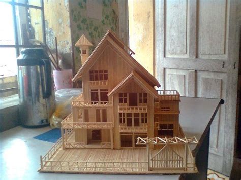 making house  toothpicks popsicle stick houses popsicle stick crafts house toothpick crafts