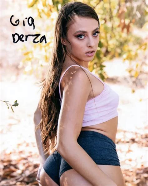 Gia Derza Super Sexy Hot Adult Porn Model Signed 8x10 Photo Coa Proof