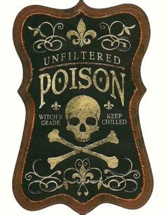 vintage ephemera poison labels  pinterest poisons vintage