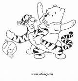 Coloring Pooh Tigger Pages Halloween Winnie Ball Playing Bear Poo Printable Christmas Guini Color Para Tree Colorear Supercoloring Dibujos Related sketch template