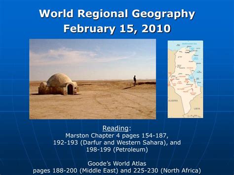 world regional geography february   powerpoint