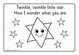 Twinkle Colouring Star Little Rhyme Sheets Nursery Sparklebox Related Items sketch template