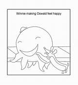 Oswald Coloring Octopus Pages Printable Cartoon Winnie Playing Drawing Find Hard Sketch Drawings Popular Choose Board Azcoloring sketch template