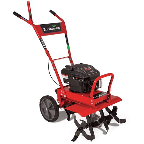 earthquake ps pro series full size front tine tiller  briggs stratton engine