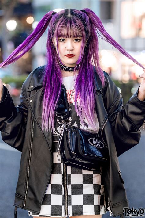 purple and black harajuku streetwear styles w never mind the xu crank