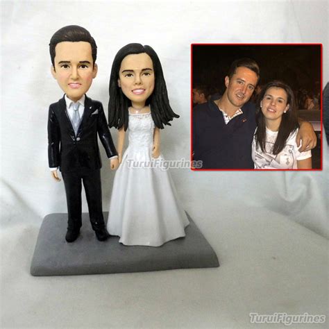 polymer clay doll custom wedding cake topper made from