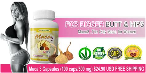 Maca 3 Pills For Women From Curvy Fruit Shape Your Butt And Hips Us