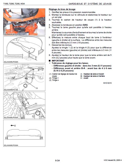kubota    tractor mower workshop manual