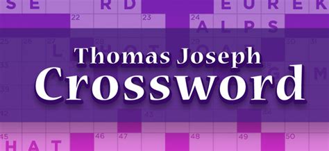 thomas joseph crossword   game national review