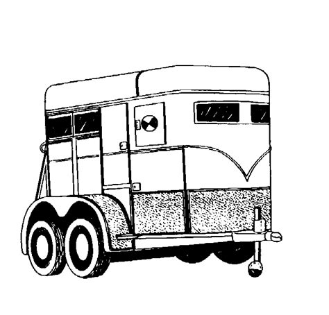 baker sean   south horse coloring pages horse trailer horse