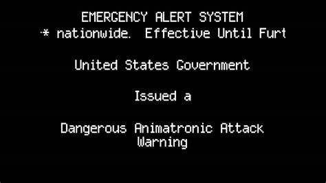 emergency alert system dangerous animatronic attack youtube