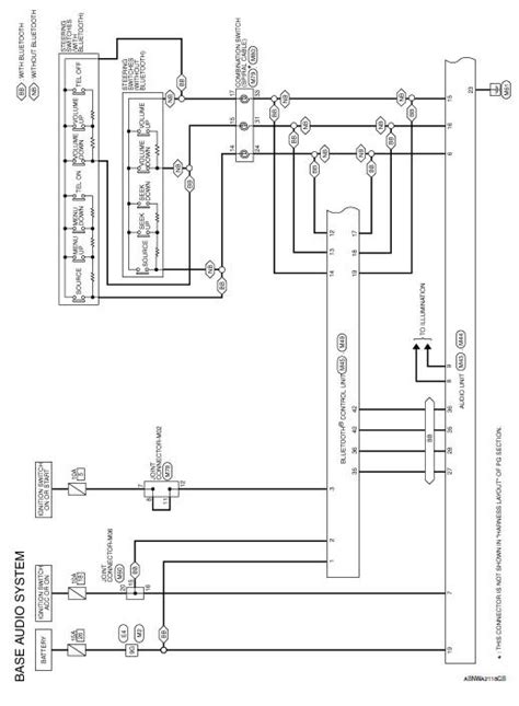 nissan sentra service manual wiring diagram base audio audio visual navigation system