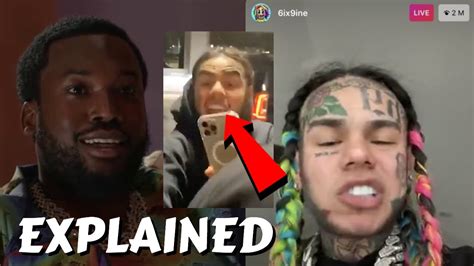 What Happened 6ix9ine Vs Meek Mill Full Story Explained Youtube