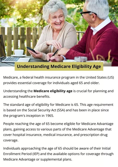 Ppt Understanding Medicare Eligibility Age Powerpoint Presentation