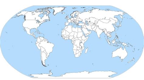 slepa mapa staty sveta