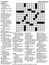 Crossword Printable Puzzle Today Joseph Thomas Print Coloring Crosswords Seniors Easy Large Puzzles Source sketch template
