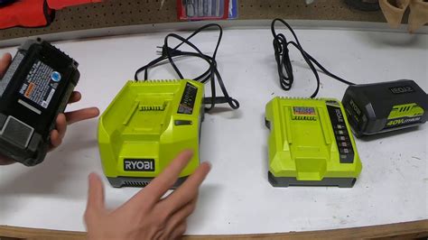 How To Remove The 40v Ryobi Battery From The Charger And How To Put It