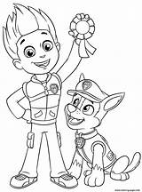 Paw Ryder Patrouille Coloriage Dessin Imprimer Medaille Coloringoo Everest Uncolored Adults Source sketch template