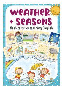 flash cards flashkarten weather unterrichtsmaterial
