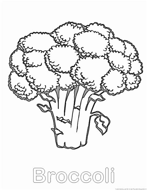 vegetables coloring pages