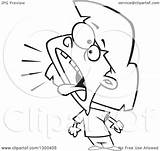 Yelling Girl Cartoon Clipart Bratty Illustration Outline Royalty Toonaday Leishman Ron Lineart Vector Regarding Notes sketch template
