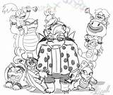 Koopalings Super Koopa Realarpmbq Burn Plate sketch template