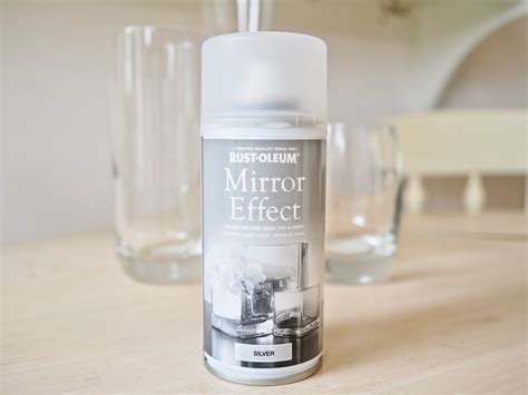 Mirrored Spray Paint Mercury Glass Effect Diy Dainty