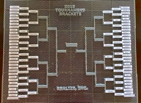 worlds   printed ncaa college tournament bracket  created  march madness