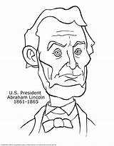 Lincoln Abraham Coloring Pages Drawing Printable President Hat Getcolorings Getdrawings Print Comments sketch template