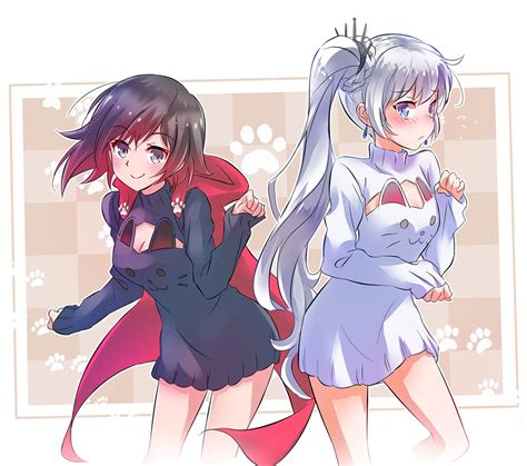 White Rose In Matching Kitten Dresses Rwby Know Your Meme