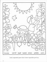 Coloring Garden Vegetable Pages Vegetables Kids Color Preschool Colouring Sheets Gardening Printable Kindergarten Rainbow Choose Planting Getcolorings Plants Grade Worksheets sketch template