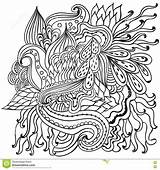 Adult Tattoo Coloring Pages Doodle Ethnic Patterned Artistic Ornamental Drawn Floral Frame Hand Style Preview Indian India sketch template
