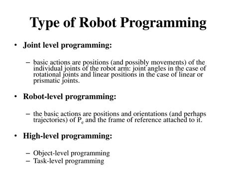 robot programming powerpoint    id