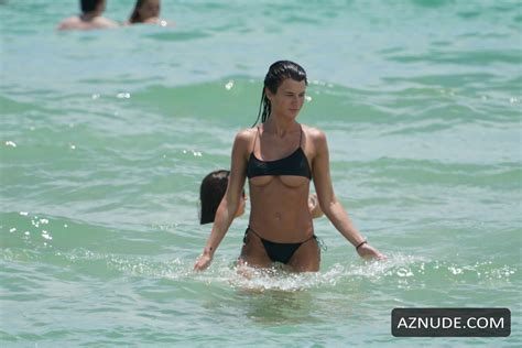 destiny sierra seen in a tiny black bikini that barely covered up her