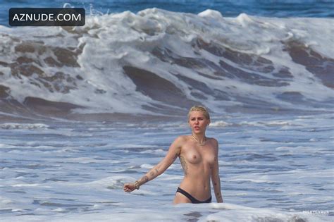 miley cyrus naked and hot on the beach aznude