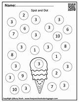 Markers Marker Preschool Counting Count Coloring sketch template