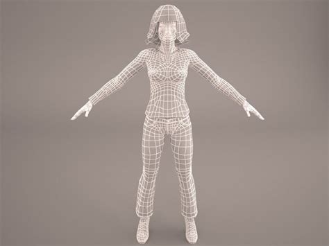 Masha Female 3d Model In Woman 3dexport