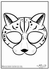 Mascaras Jaguar Carnaval Puma Antifaz Leopardo Caretas Máscaras Máscara Antifaces Mascarilla Leon Recortar Manualidadesinfantiles Tigre Goma Foami Gallina Mask sketch template