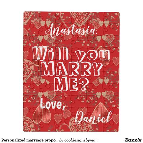 personalized marriage proposal will you marry me jigsaw puzzle surprise