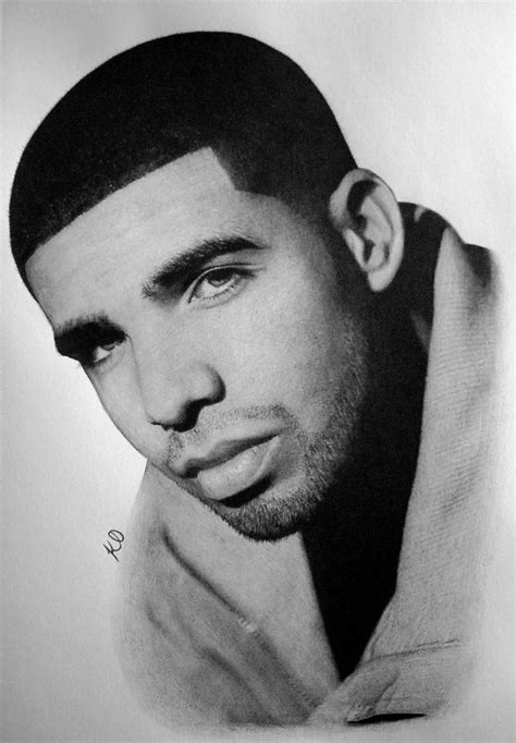 Drake A Drawing Of A Canadian Recording Artist And Actor